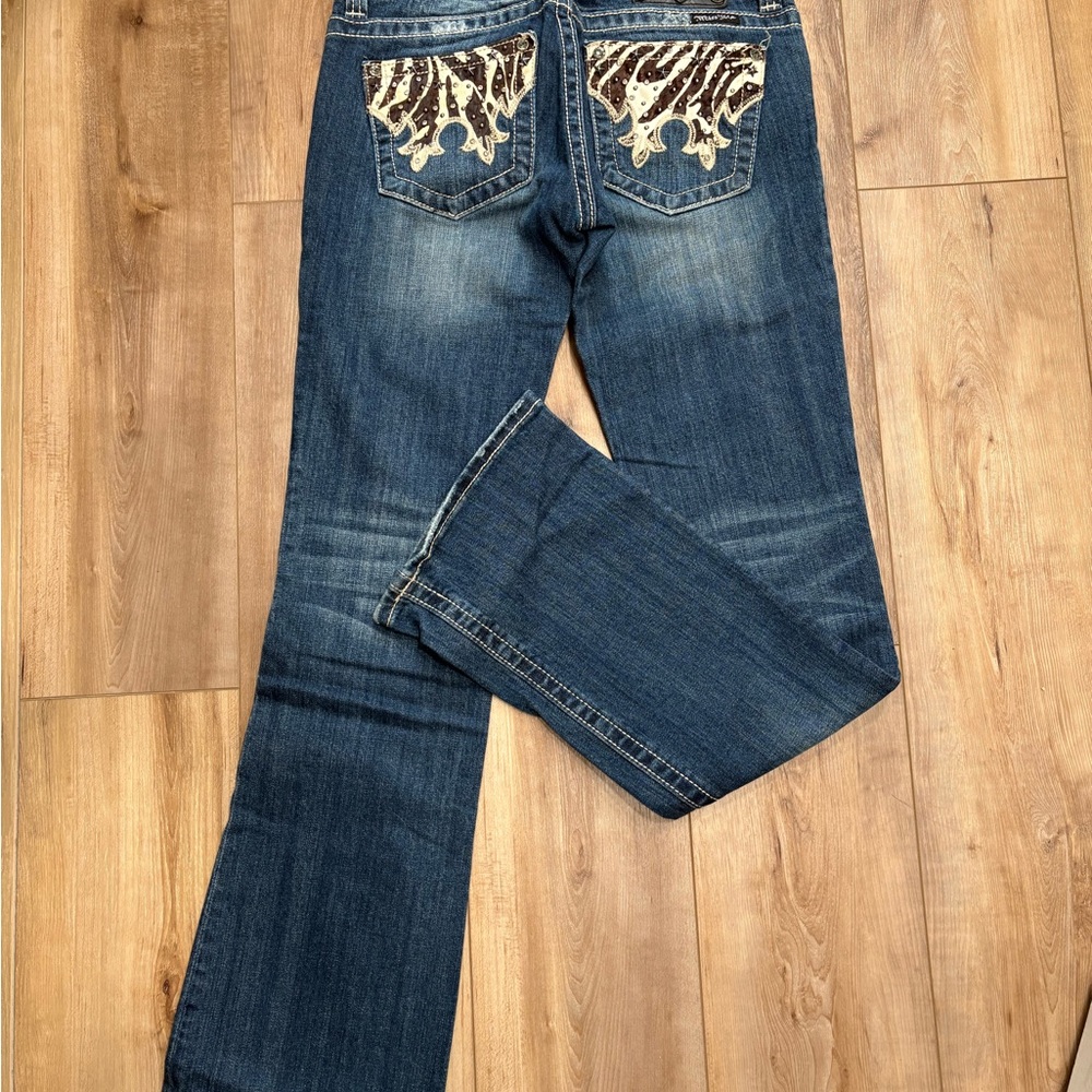 Miss Me Jeans with Cowhide Pockets